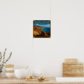 Sharm El Sheikh Egypte Woestijn Zee Reis Avontuur Poster (Keuken)