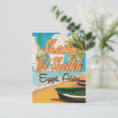 Sharm El Sheikh - poster van het Egyptische wijnja Briefkaart (Staand voorkant)