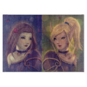 Sharm & Gigi Glass Cutting Board Snijplank (Voorkant)