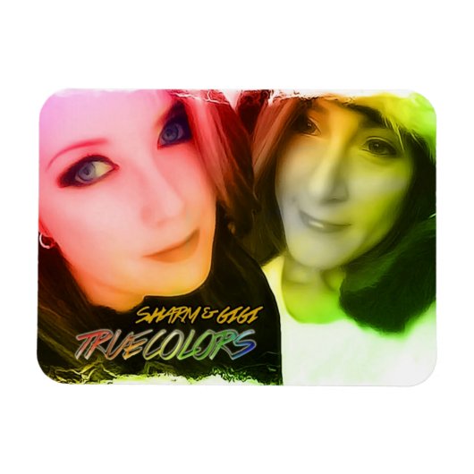 Sharm & Gigi: ware kleuren magneet (Horizontaal)