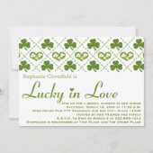 Sharmock en Hearts Bridal Shower Invitations Kaart (Voorkant)