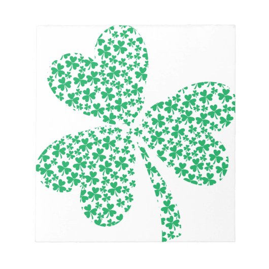 Sharmocks voor St Patrick's Day Notitieblok (Voorkant)