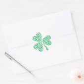 Sharmocks voor St Patrick's Day Ronde Sticker (Envelop)
