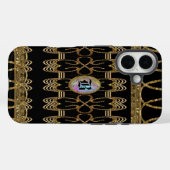 Sharnerborge VI Girly Monogram Case-Mate iPhone Case (Achterkant (horizontaal))