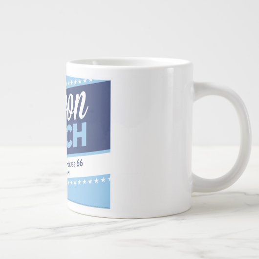 Sharon Hirsch voor Texas Grote Koffiekop (Rechts)