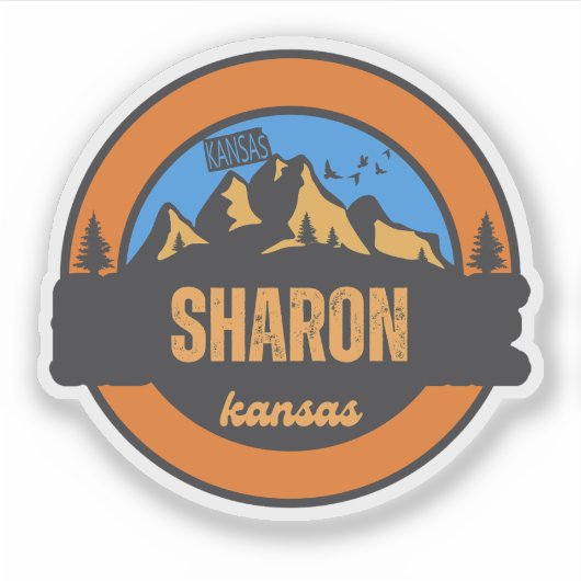 Sharon, Kansas Sticker (Voorkant)