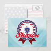 Sharon, MA Briefkaart (Voorkant / Achterkant)