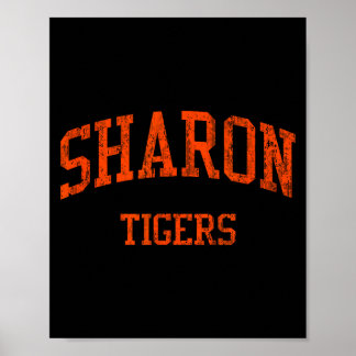 Sharon middelbare school hs sharon pa vintage spor poster