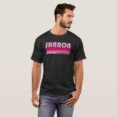 Sharon Name Personalized Retro 80s 90s Bir T-shirt (Voorkant volledig)