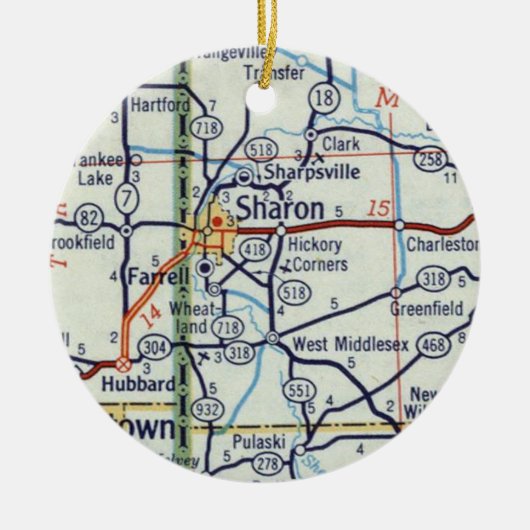 Sharon PA Keramisch Ornament (Voorkant)