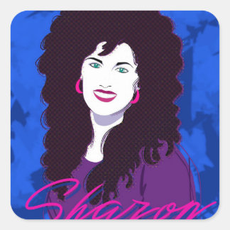 Sharon Sticker Afbeelding en naam