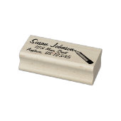 Sharp #2 Pencil School Docent Schrijver Adres Rubberstempel (Stempel)