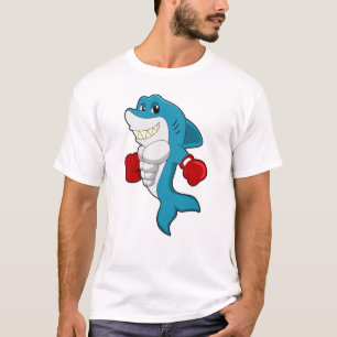 Sharp als Boxer met Boxing-handschoenen T-shirt