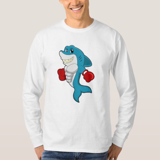 Sharp als Boxer met Boxing-handschoenen T-shirt (Voorkant)