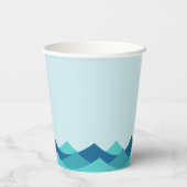 Sharp beet verjaardagsfeestje Paper Cups Papieren Bekers (Achterkant)