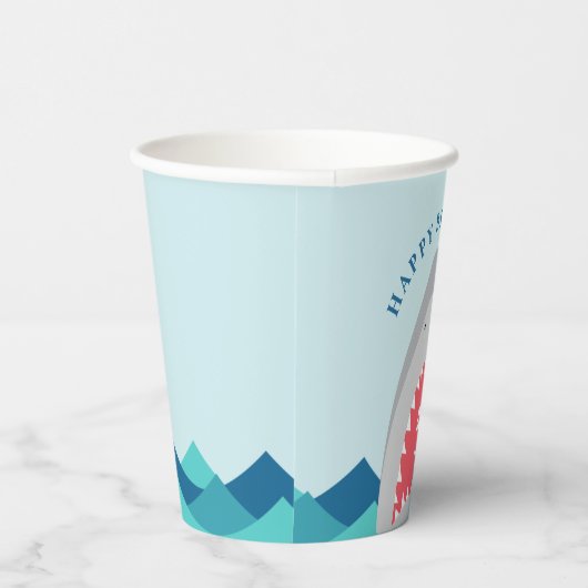 Sharp beet verjaardagsfeestje Paper Cups Papieren Bekers (Rechts)