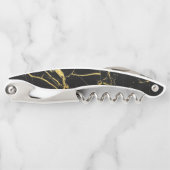 Sharp Black en Gold Marble Kurkentrekker (Voorkant)