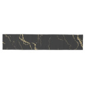 Sharp Black en Gold Marble Medium Tafelloper (Horizontaal)