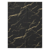 Sharp Black en Gold Marble Tafelkleed (Voorkant)