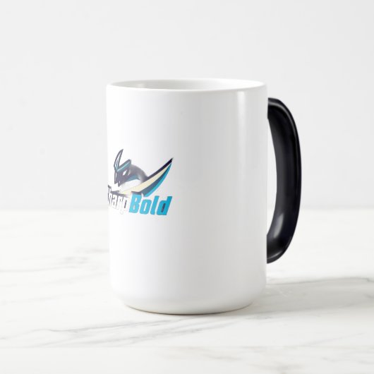 Sharp Bold Coffee Cup Magische Mok (Voorkant rechts)