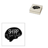 SHARP Brain Stamp Rubberstempel (Gestempeld)