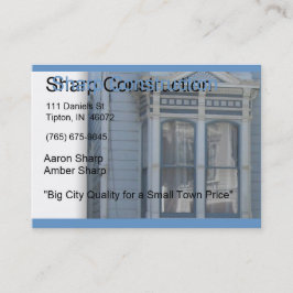 Sharp Construction Visitekaartje