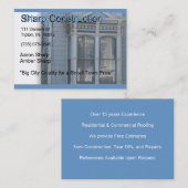 Sharp Construction Visitekaartje (Voorkant / Achterkant)