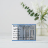 Sharp Construction Visitekaartje (Staand voorkant)