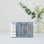 Sharp Construction Visitekaartje (Staand voorkant)