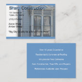 Sharp Construction Visitekaartje (Voorkant / Achterkant)