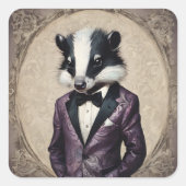 "Sharp Dressed Skunk" Sticker Vel (Voorkant)