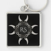 Sharp Edges Monogrammed Curved Blades 2 Sleutelhan Sleutelhanger (Voorkant)