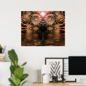 Sharp Focus Fractal Poster (Thuiskantoor)
