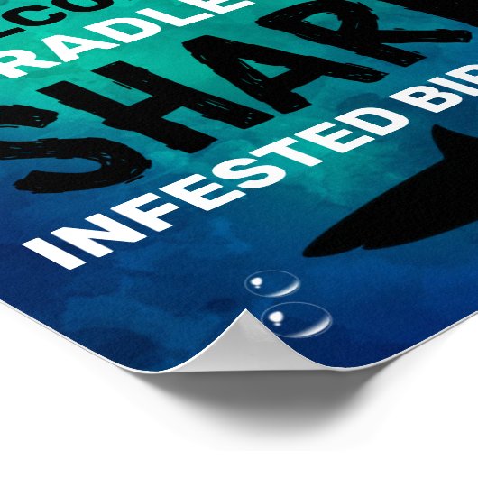 Sharp Geïnfecteerd om het even welke Age Birthday Poster (Hoek)