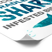 Sharp Geïnfecteerd om het even welke Age Birthday  Poster (Hoek)