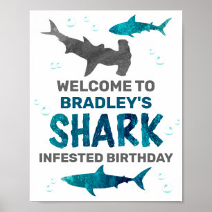Sharp Geïnfecteerd om het even welke Age Birthday  Poster