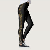 Sharp Gold Stripes Leggings (Rechts)