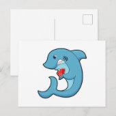 Sharp in Poker met Poker-kaarten Briefkaart (Voorkant / Achterkant)