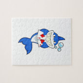 Sharp in Poker met Poker-kaarten Legpuzzel (Horizontaal)