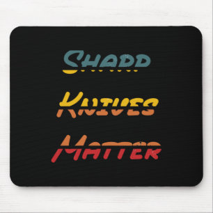 Sharp Knives-Sticker Muismat