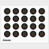 Sharp Knives-Sticker Ronde Sticker (Vel)