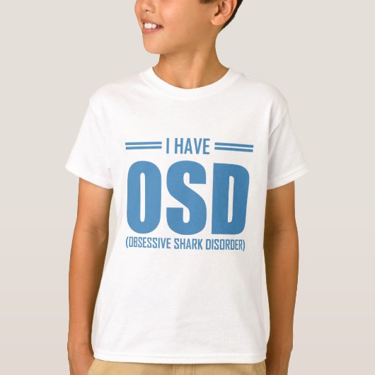 Sharp Lover I heeft oSD obsessieve haaienziekte T-shirt (Voorkant)
