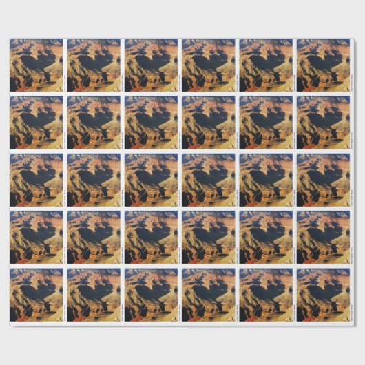 Sharp monteren op Planet Mars Foto Cadeaupapier (Vlak)