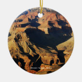 Sharp monteren op planetsmarsfoto met kerstmis keramisch ornament (Voorkant)