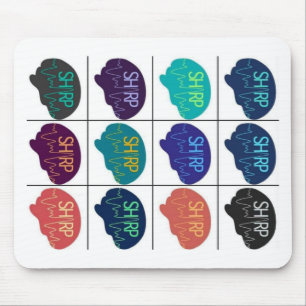 SHARP Multi-color Muismat