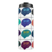 SHARP Multi Color Thermosbeker (Voorkant)