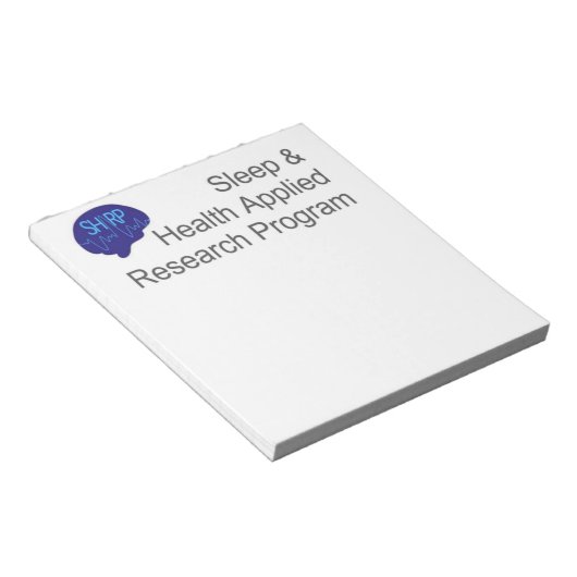 SHARP Note Pad Volledige Logo Notitieblok (Schuin)
