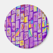 Sharp Paarse steenmagneet