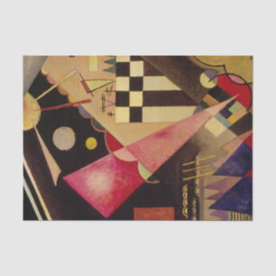 Sharp Pink van Wassily Kandinsky Tissuepapier