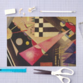 Sharp Pink van Wassily Kandinsky Tissuepapier (Craft)
